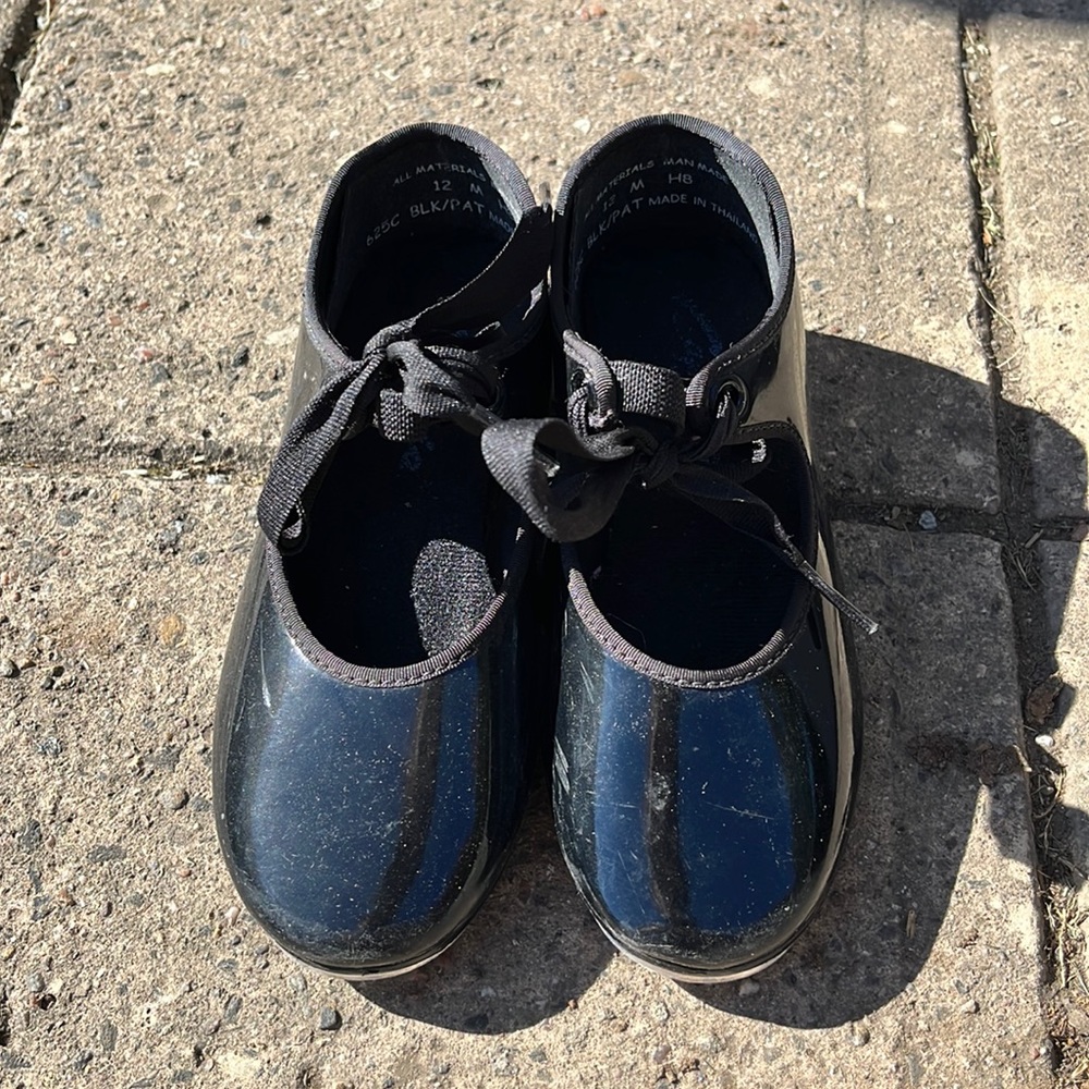 Capezio Tele Tone Girl’s Black Tap Shoes